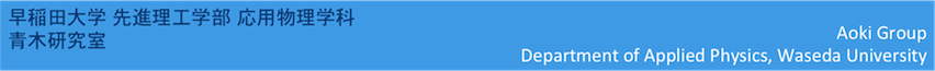 Aoki Gruop, Department of Applied Physics, Waseda University